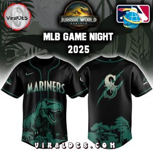 Seattle Mariners x Jurassic World 2025 Baseball Jersey