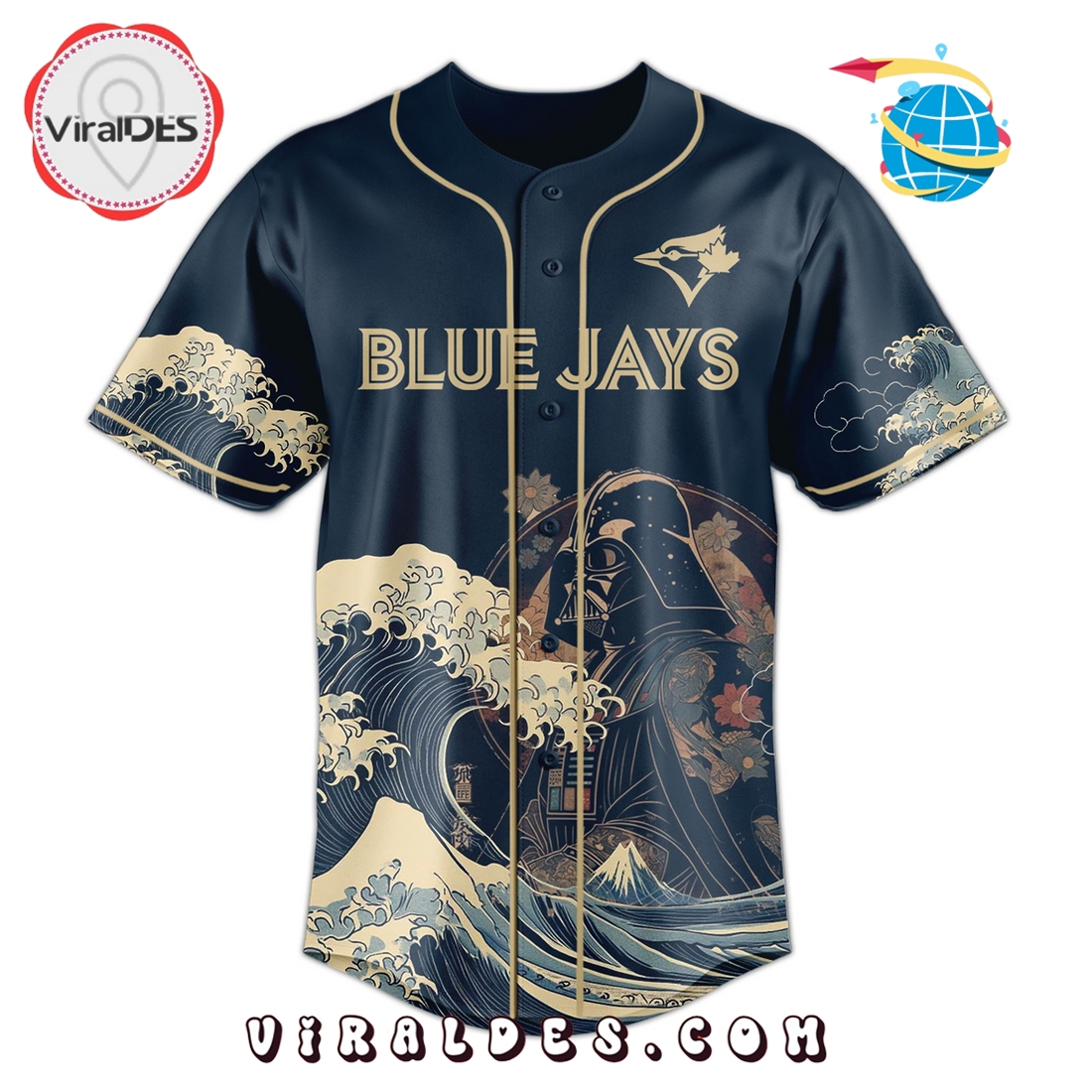 Lord Vader x Blue Jays 2025 Japan Edition Baseball Jersey Lord Vader x Blue Jays 2025 Japan Edition Baseball Jersey