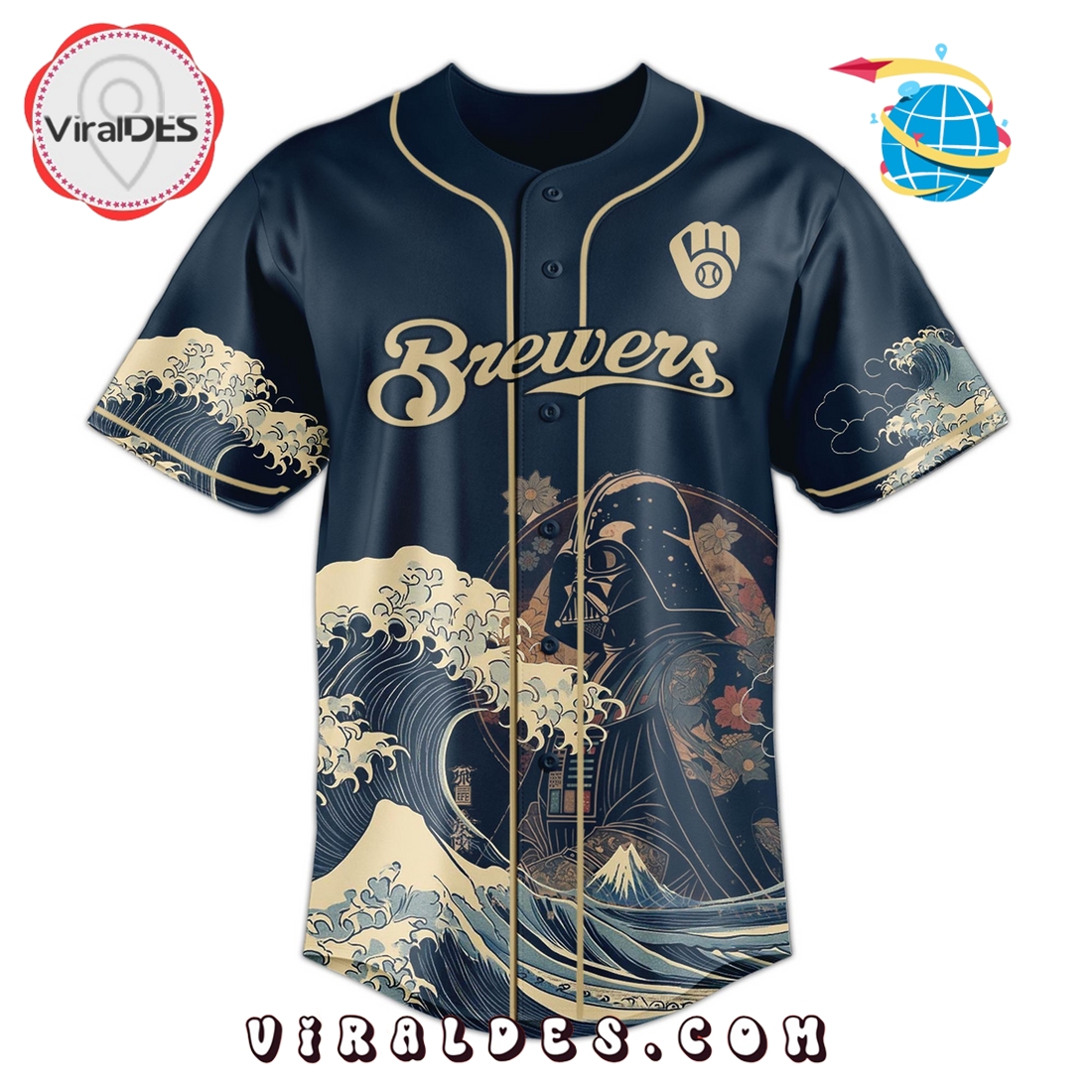 Lord Vader x Brewers 2025 Japan Edition Baseball Jersey Lord Vader x Brewers 2025 Japan Edition Baseball Jersey