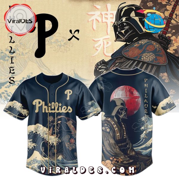 Lord Vader x Phillies 2025 Japan Edition Baseball Jersey