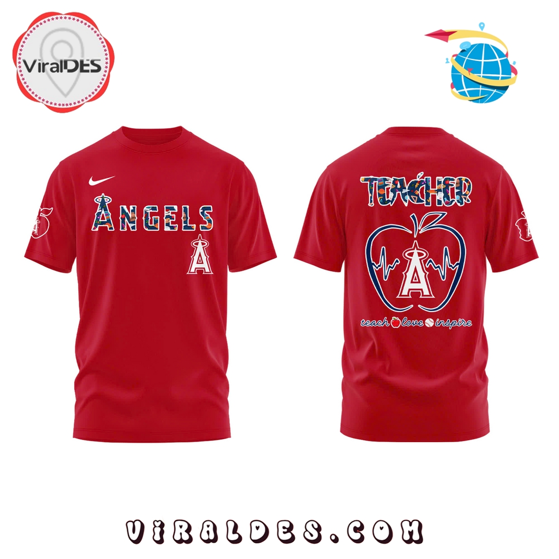 Los Angeles Angels Teacher Night Limited Edition Hoodie Los Angeles Angels Teacher Night Limited Edition Hoodie