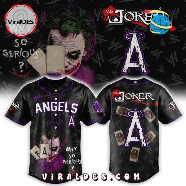 Los Angeles Angels x The Joker Baseball Jersey 2025