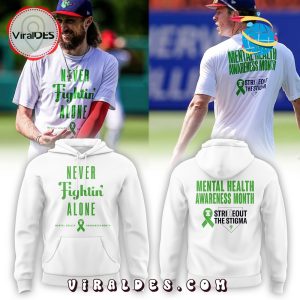 Philadelphia Phillies Mental Health Awareness White Hoodie