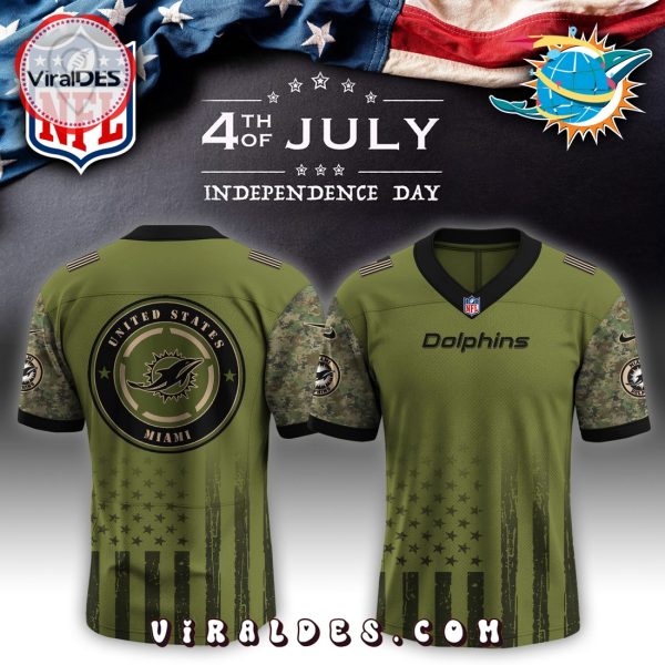 Miami Dolphins x Independence Day 2025 Baseball Jersey