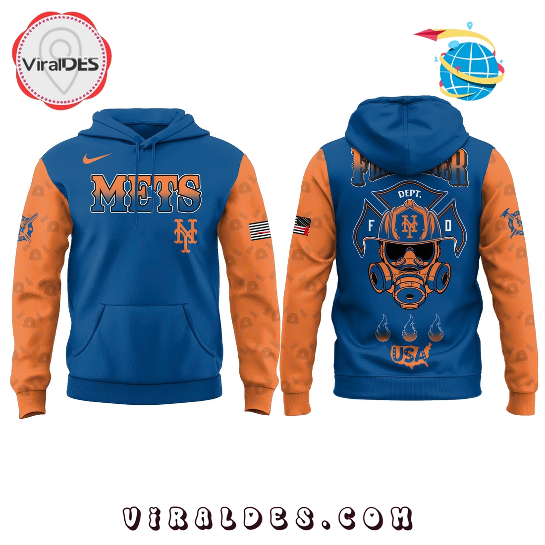 New York Mets Firefighter Appreciation Day Hoodie, Long Pants New York Mets Firefighter Appreciation Day Hoodie, Long Pants