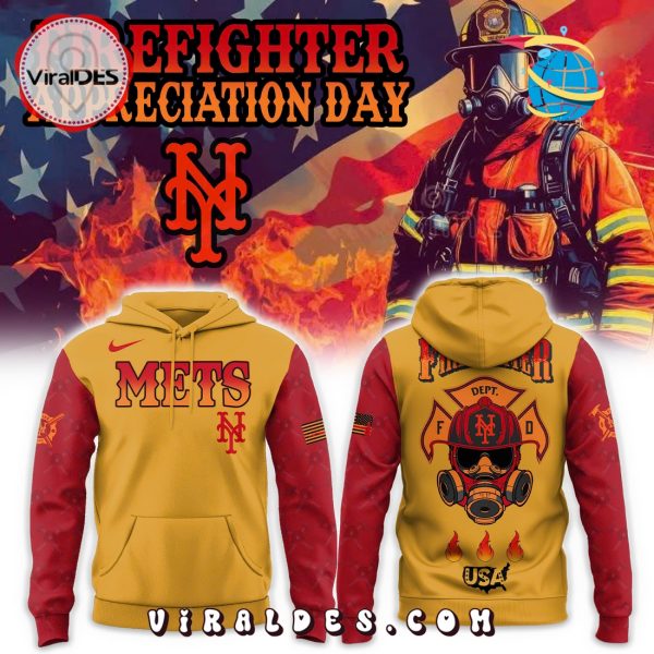 New York Mets MLB Firefighter Appreciation Hoodie, Long Pants