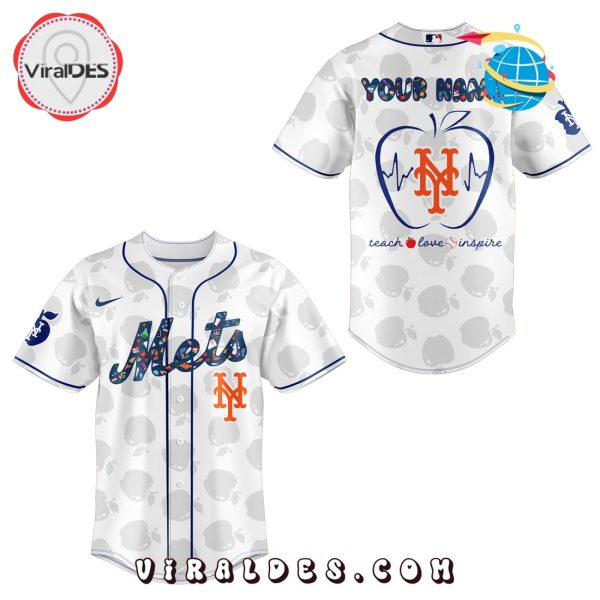 New York Mets MLB Teacher Appreciation Baseball Jersey