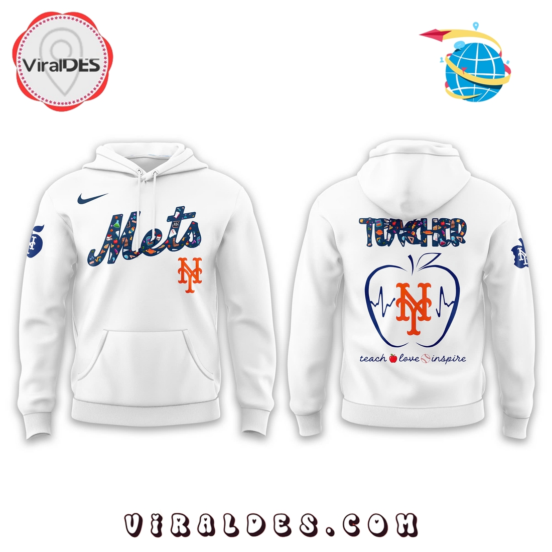 New York Mets MLB Teacher Appreciation Hoodie, Long Pants New York Mets MLB Teacher Appreciation Hoodie, Long Pants