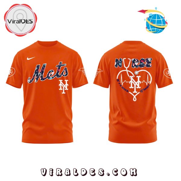 New York Mets Nurses Night Orange Hoodie
