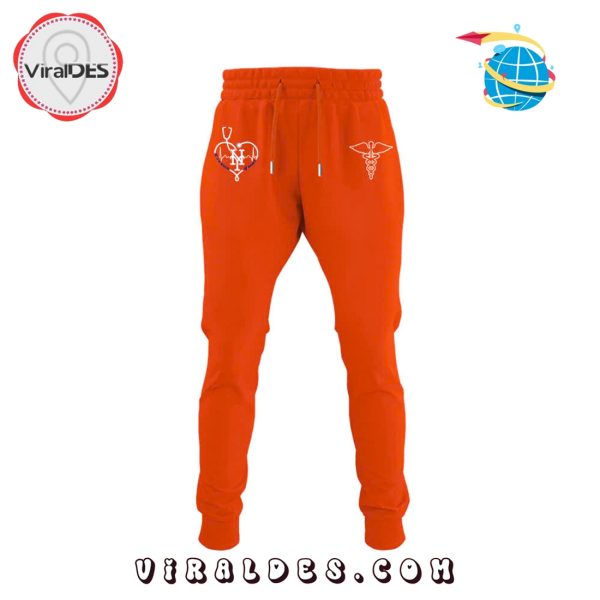 New York Mets Nurses Night Orange Hoodie, Long Pants