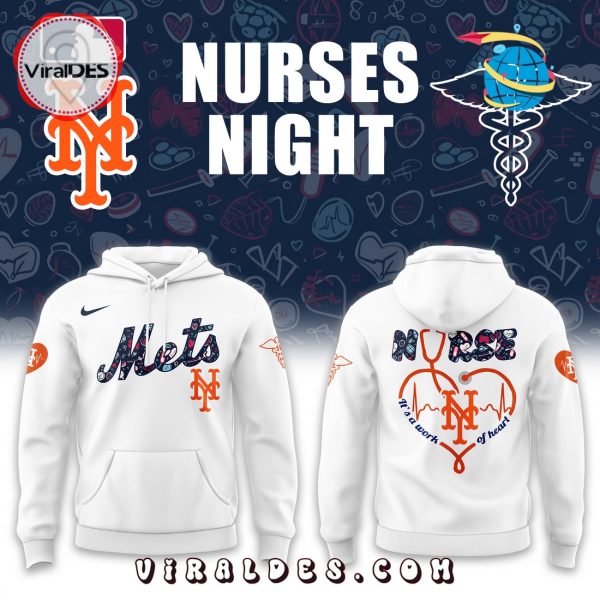 New York Mets Nurses Night White Hoodie, Long Pants