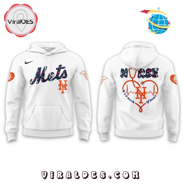 New York Mets Nurses Night White Hoodie, Long Pants