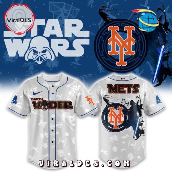 New York Mets x Star Wars Night MLB Baseball Jersey