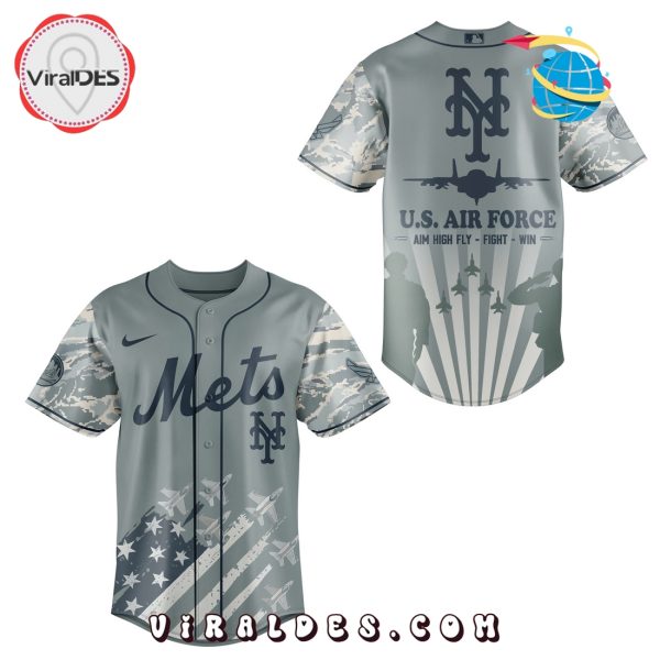New York Mets x Veteran U.S Air Force MLB Baseball Jersey