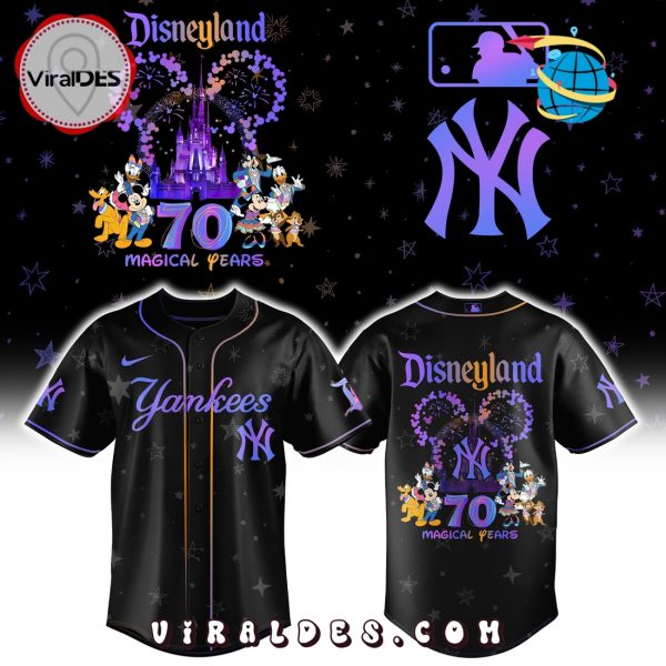New York Yankees x Disneyland 70th Baseball Jersey 2025