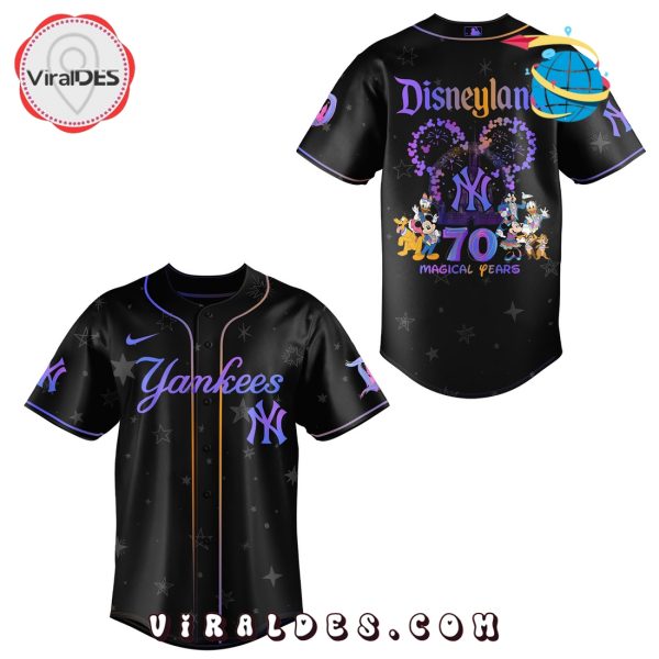 New York Yankees x Disneyland 70th Baseball Jersey 2025