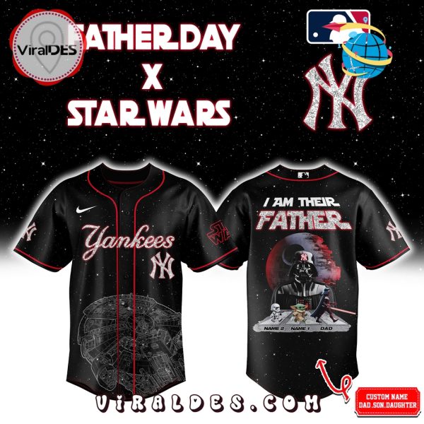 New York Yankees x Father Day Star Wars Baseball Jersey