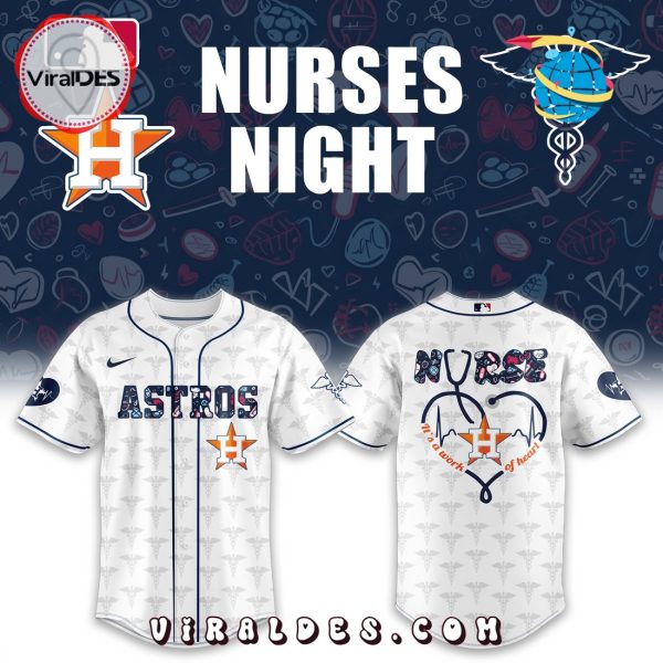 Nurses Night x Houston Astros White Baseball Jersey
