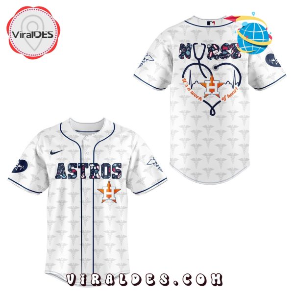 Nurses Night x Houston Astros White Baseball Jersey