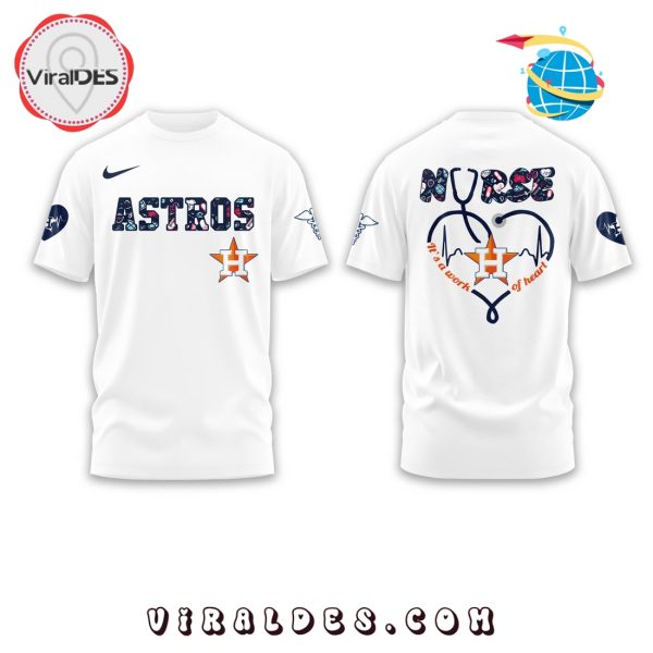 Nurses Night x Houston Astros White Hoodie