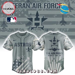 Veteran U.S Air Force x Houston Astros 2025 Baseball Jersey