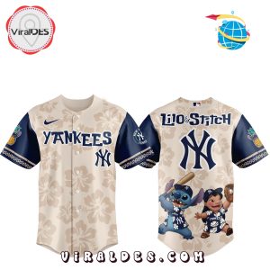 New York Yankees x Lilo & Stitch Baseball Jersey 2025