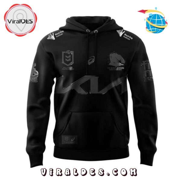 Personalized Brisbane Broncos The Star Black Hoodie, Long Pants