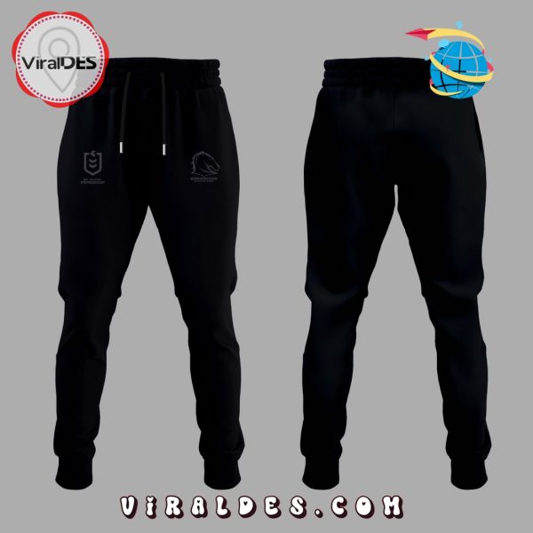 Personalized Brisbane Broncos The Star Black Hoodie, Long Pants