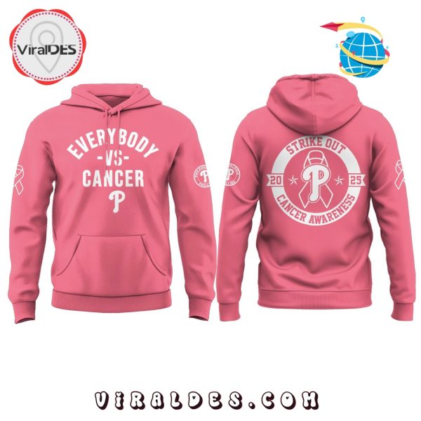 Philadelphia Phillies Cancer Awareness Day 2025 Hoodie