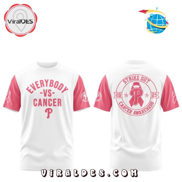 Philadelphia Phillies Everybody vs Cancer Awareness Hoodie