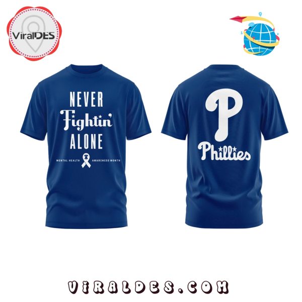 Philadelphia Phillies Mental Health Awareness Navy Hoodie
