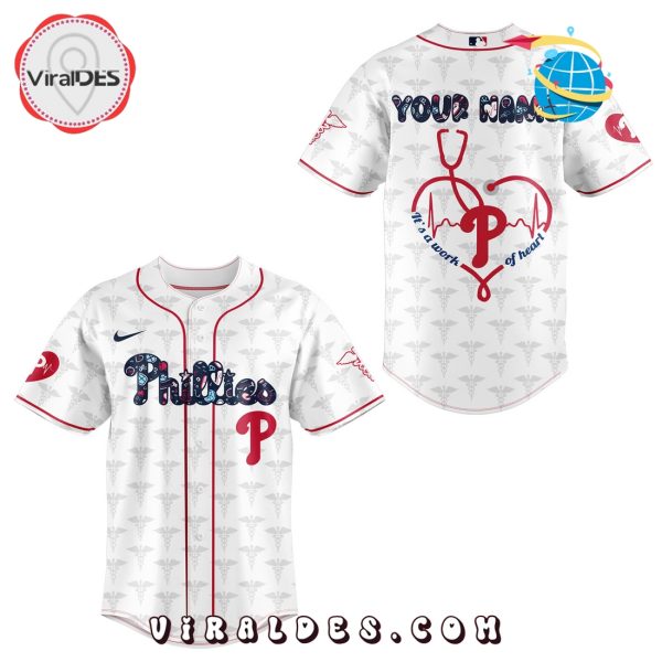 Philadelphia Phillies Nurses Night Custom Baseball Jersey