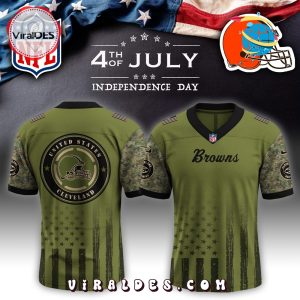 Cleveland Browns x Independence Day 2025 Baseball Jersey
