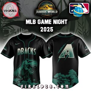 Arizona Diamondbacks x Jurassic World 2025 Baseball Jersey