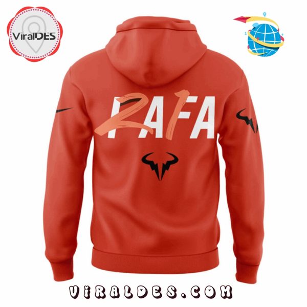 Rafael Nadal Limited Edition 2025 Orange Hoodie