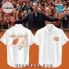 Rafael Nadal Signatures Exclusive Orange Hawaiian Shirt