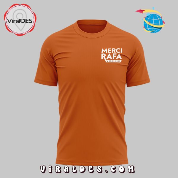Rafael Nadal Thank Your For The Memories Orange Hoodie