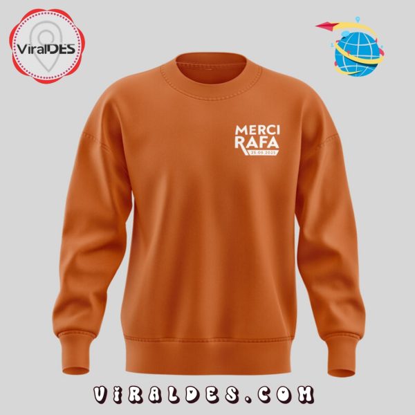 Rafael Nadal Thank Your For The Memories Orange Hoodie