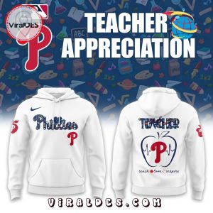 Philadelphia Phillies Teacher Appreciation Night Hoodie, Long Pants