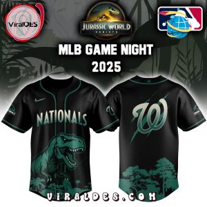 Washington Nationals x Jurassic World 2025 Baseball Jersey