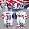 San Francisco Giants Custom Independence Day Baseball Jersey