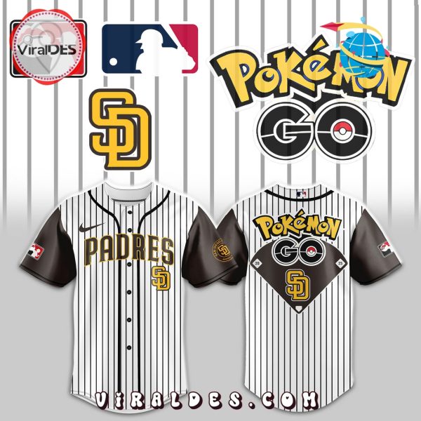 San Diego Padres x Pokemon Go Night Baseball Jersey 2025