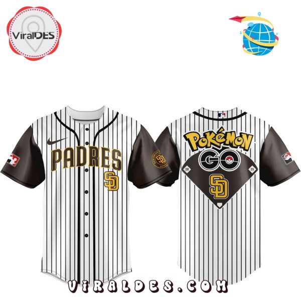San Diego Padres x Pokemon Go Night Baseball Jersey 2025