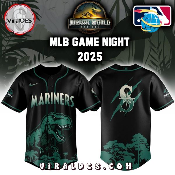 Seattle Mariners x Jurassic World 2025 Baseball Jersey