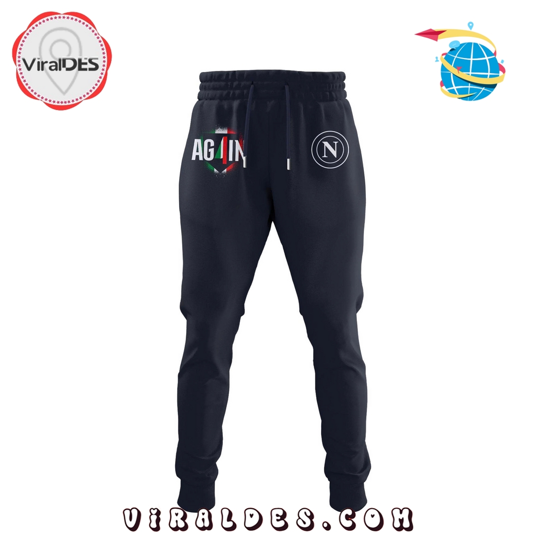 SSC Napoli Campioni d’Italia 2025 Black Hoodie, Long Pants SSC Napoli Campioni d’Italia 2025 Black Hoodie, Long Pants