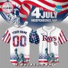 Texas Rangers Custom Independence Day Baseball Jersey