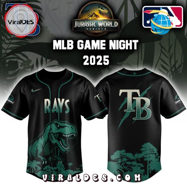 Tampa Bay Rays x Jurassic World 2025 Baseball Jersey