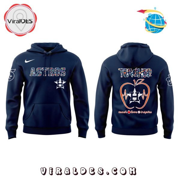 Teacher Night x MLB Houston Astros Navy Hoodie