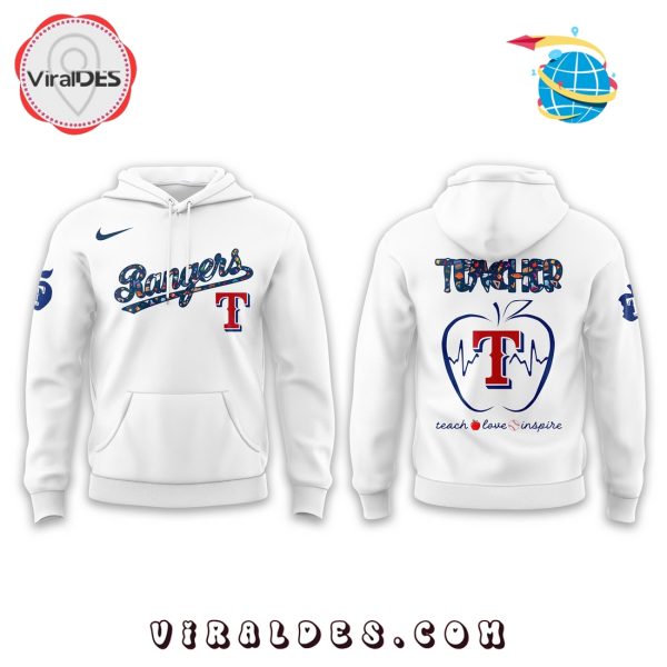 Texas Rangers 2025 Teacher Night Hoodie, Long Pants