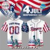 Toronto Blue Jays Custom Independence Day Baseball Jersey